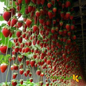Клубника ампельная Анастасия купить по цене от 370р. в интернет-магазине «Посадика» с доставкой почтой в в Чудовое и по всей России – [изображение №1].